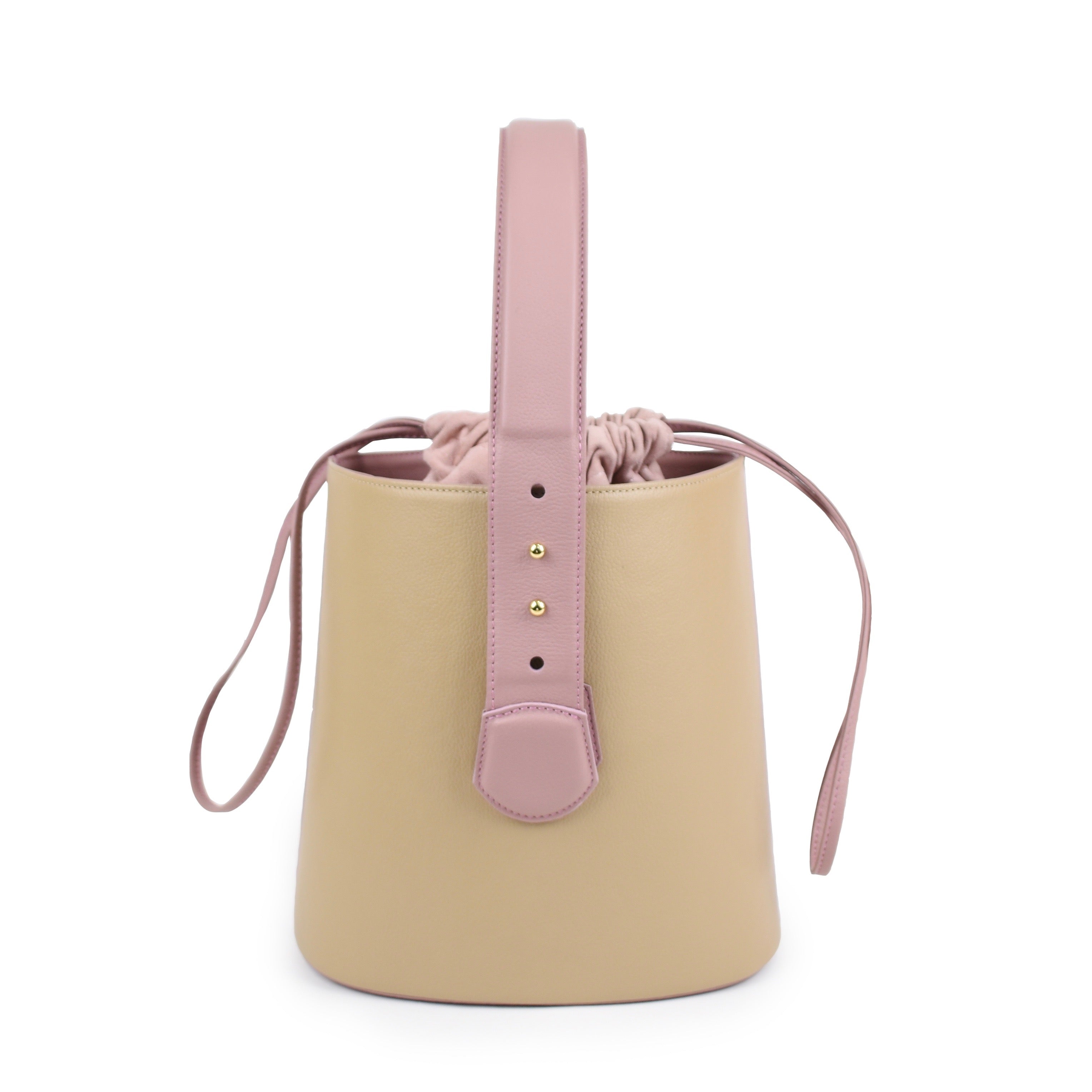Bucket Bag de Piel Miel&Rosa