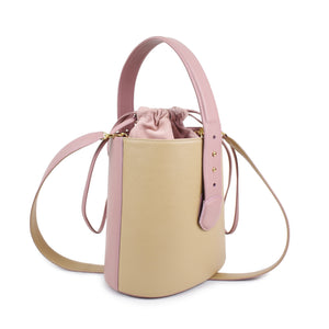 Bucket Bag de Piel Miel&Rosa