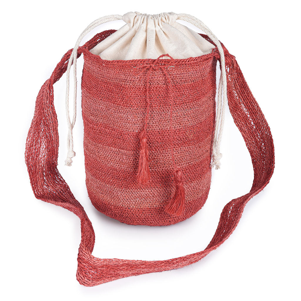 Bolso Kankuamo Rojo Coral - L